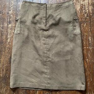 Nine & Company Women's Brown Pencil Cargo Skirt size 4